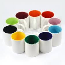 Tazas Blancas con Interior c/ Color