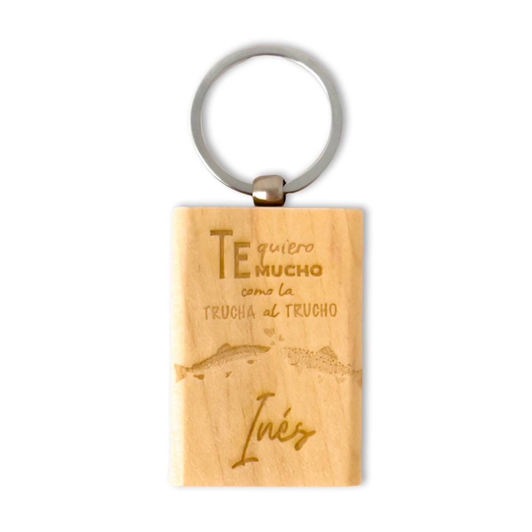 Llavero Personalizable en Madera
